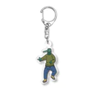 やじろべえぱくぱくのスプレーくん Acrylic Key Chain