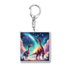 Manoaの恐竜の星 Acrylic Key Chain