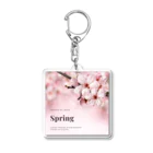 ウエディング♡カップルグッズの桜 Acrylic Key Chain