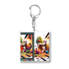 katohkouchiのCreate_an_illustration_of_a_mischievous_cat_gettin_mischievous_cat Acrylic Key Chain