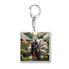 ZenCritters Sanctuaryの妖艶な妖狐 Acrylic Key Chain