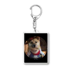 117hibikiの柴犬COOUo･ｪ･oU Acrylic Key Chain