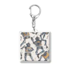 d-design-labのdancing robots Acrylic Key Chain