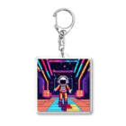 jsaofsjofaakoの宇宙船の中のダンスフロア Acrylic Key Chain