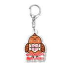 Honobonartの心のトンビら　開げっぺが！ Acrylic Key Chain