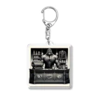 ゴリラショップのThe Mighty Gorilla Coffee Shop  Acrylic Key Chain