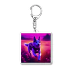 koroni@dog-shopのコロニー犬速 Acrylic Key Chain