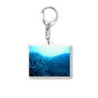 umin0nakaの青い珊瑚礁 Acrylic Key Chain