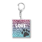 Porte de  bonheur  〜幸せの扉〜の豹柄LOVE🐾シリーズ Acrylic Key Chain