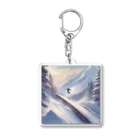 taka_nirvanaの鮮やかなスノーボーダー Acrylic Key Chain