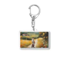 THE NOBLE LIGHTの花畑 Acrylic Key Chain