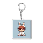 ユサユサしてるキャラクターショップのユサユサしながらそんなめでこっちをみつめないで Acrylic Key Chain