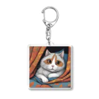 にゃんこーねこのたぬき猫 Acrylic Key Chain