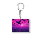 madatubomiの都会の鳩 Acrylic Key Chain