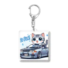 takkun0328のGT-Rと猫の夢のコラボ！ Acrylic Key Chain