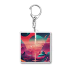 Banksy-sの11. Futura Celestial Wonderland Acrylic Key Chain