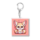 toto444のかわいいフェネック Acrylic Key Chain