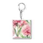 May2のカーネーション Acrylic Key Chain