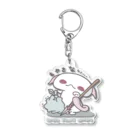 itsuto-こねこしょうしょうめんへらの「もえないごみの日」 Acrylic Key Chain