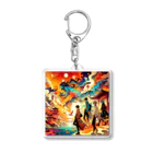 Dream Land ❥•♪♫¸¸.✿' WalT ༻の永遠の旅路：アーティスティック・オデッセイ・スマホケース" Acrylic Key Chain