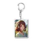 kam-kam0713のlofi girlNO.11 Acrylic Key Chain