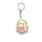 とけてるトランクわーるどのとけてる降りられないちゃん Acrylic Key Chain