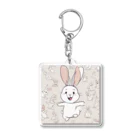 aahsrのくるくるうさくる Acrylic Key Chain