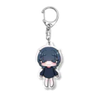 ねものウルフカットミニキャラ Acrylic Key Chain