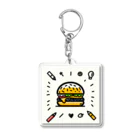 Nのハンバーガーくん Acrylic Key Chain