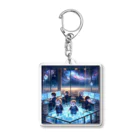 Irregular is beautifulのTiny Titans: The Future of Business Acrylic Key Chain