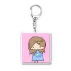 chiro&kuroの水族館好きな女の子 Acrylic Key Chain