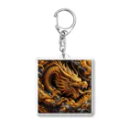 MKARTの漆黒の龍 Acrylic Key Chain