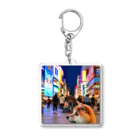 japantravelの柴犬の大坂散歩 Acrylic Key Chain