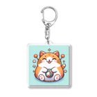 wtr3045のまるねこ37 Acrylic Key Chain