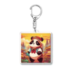 crazypanda2の冒険パンダ Acrylic Key Chain