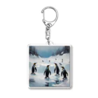 akipen76の共存を目指すペンギン Acrylic Key Chain