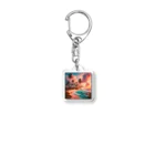 metallic-potetoの浜辺 Acrylic Key Chain