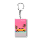 80s_popの80s CityPop No.19 Acrylic Key Chain