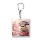 「動物ミリ屋」の桜奇麗やんいいやん Acrylic Key Chain