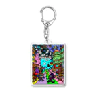 Ａ’ｚｗｏｒｋＳの宇宙人類皆兄弟 VERTICAL Acrylic Key Chain