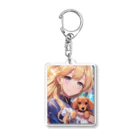 ニュートラルノードの女の子とちょっこたん Acrylic Key Chain