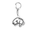 福猫山小屋のごめん寝ねこ Acrylic Key Chain