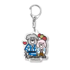 Bada&Hanul's Shopの浴衣デートを楽しむバダくんとハヌルちゃん Acrylic Key Chain