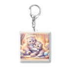 Yuya-Naganoの仲良く遊ぶ兄弟の猫 Acrylic Key Chain