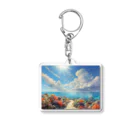 ウェブエンパイアの古（いにしえ）に、太陽の下に海洋と海草がありけり Acrylic Key Chain