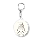 lemonysnow/ハリネズミグッズの【限定】hamburger Acrylic Key Chain