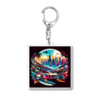 Overdrive Oasis-オーバードライブオアシス-のネオン・ナイトレース Acrylic Key Chain