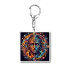 ChakraChicのChakraChic FACE Acrylic Key Chain