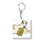 Dogs_sukiのボルゾイ Acrylic Key Chain