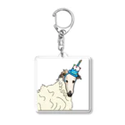 Dogs_sukiのボルゾイ Acrylic Key Chain